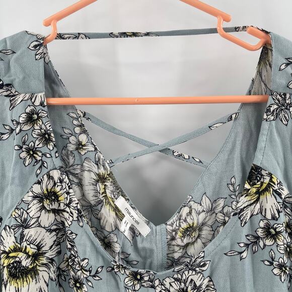 MAURICES Blouse Size 3 Plus Curvy Flora Flowy NWT Lattice Back Top Lightweight - Picture 9 of 16